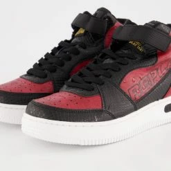 Replay Black & Red Epic Mid Top Trainers -Women Trainers store 25011614 large wl 03