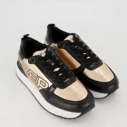 Women Trainers store 16 Replay Gold & Black Trainers