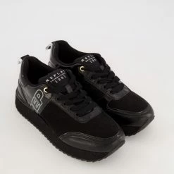 Replay Black Logo Trainers