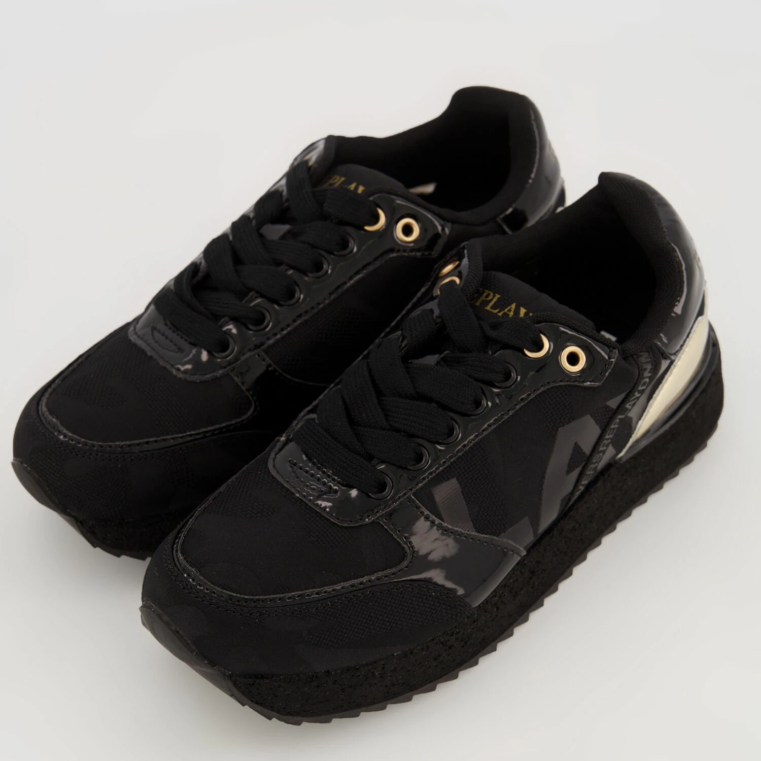 Replay Black & Gold Trainers 5 Replay Black & Gold Trainers - Image 3