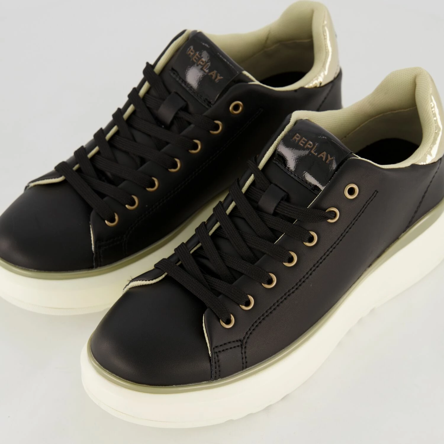 Replay Black & Gold Ultra Birch Trainers 5 Replay Black & Gold Ultra Birch Trainers - Image 3