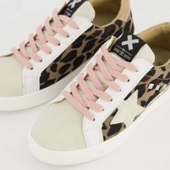 Xti Beige Animal Pattern Trainers -Women Trainers store 25119007 large wl 03