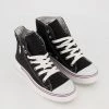 US Polo Assn Black Lace Up Trainers
