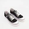US Polo Assn Black Canvas Trainers 2 US Polo Assn Black Canvas Trainers -Women Trainers store 25153137 large wl 01