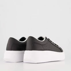 Claudia Ghizzani Black Perforated Trainers -Women Trainers store 25159824 large wl 02