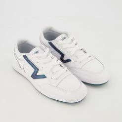 Vans White & Blue Trainers