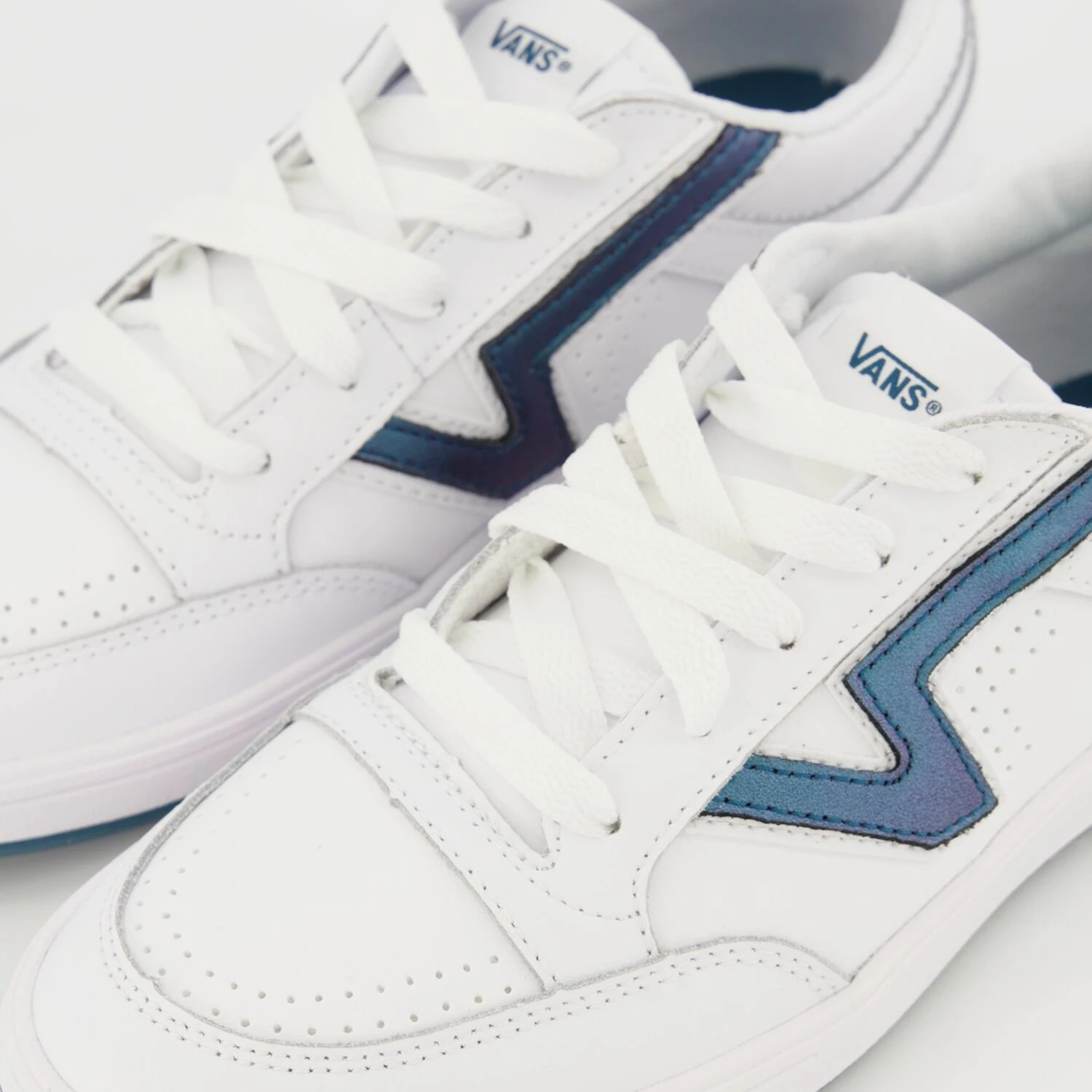 Vans White & Blue Trainers 5 Vans White & Blue Trainers - Image 3