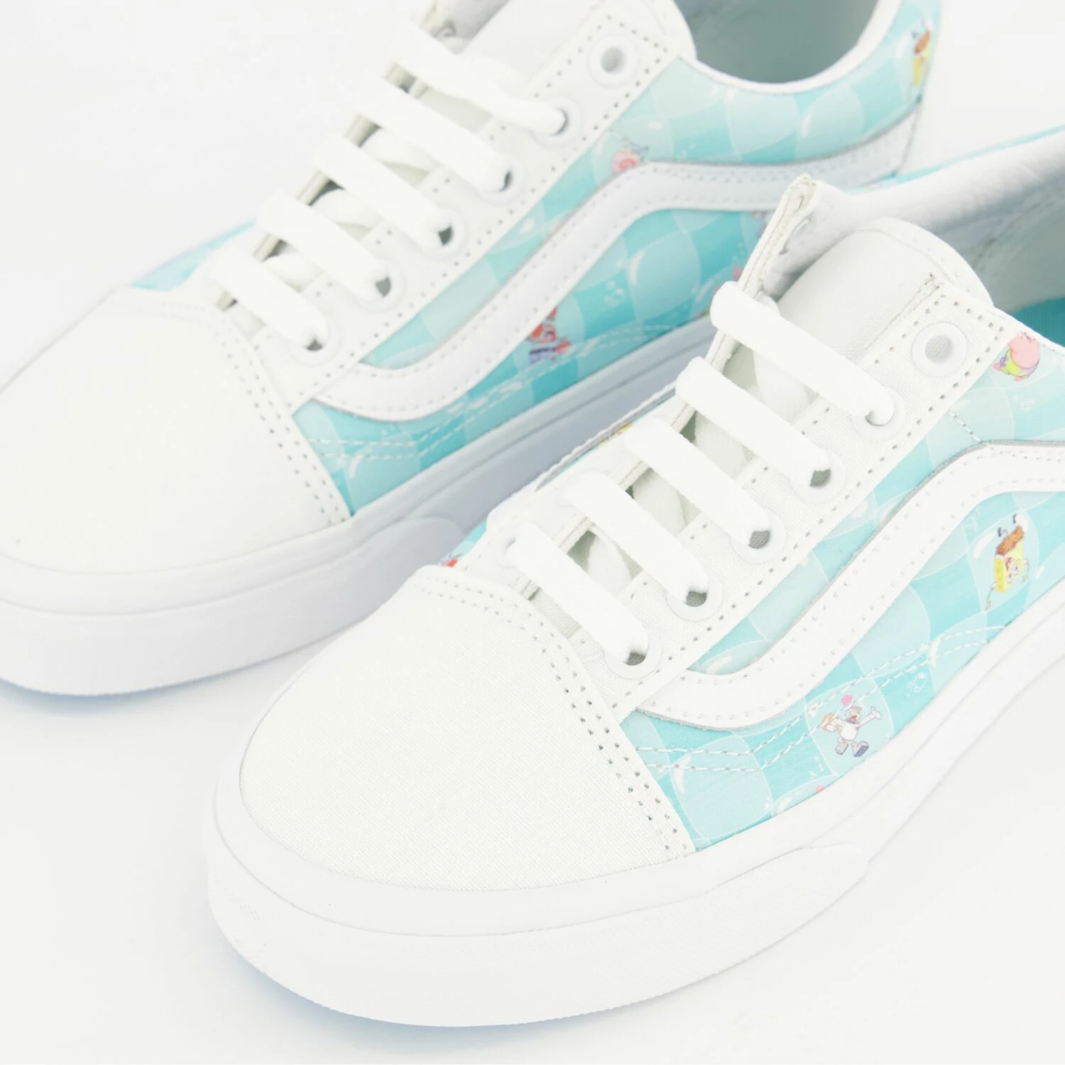 Vans Light Blue Spongebob Old Skool Trainers 5 Vans Light Blue Spongebob Old Skool Trainers - Image 3