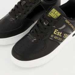 Replay Black Branded Lace Up Trainers 7 Replay Black Branded Lace Up Trainers -Women Trainers store 25351641 large wl 03