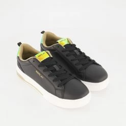 Replay Black Logo Trainers