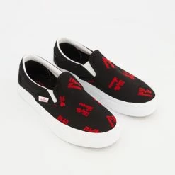 Vans Black Pastel Classic Slip O Trainers