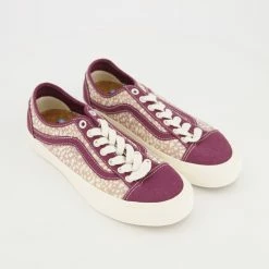 Vans Brown & Purple Patterned Trainers