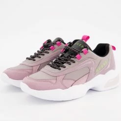 Guess Grey & Pink Trainers 7 Guess Grey & Pink Trainers -Women Trainers store 25365658 large wl 03