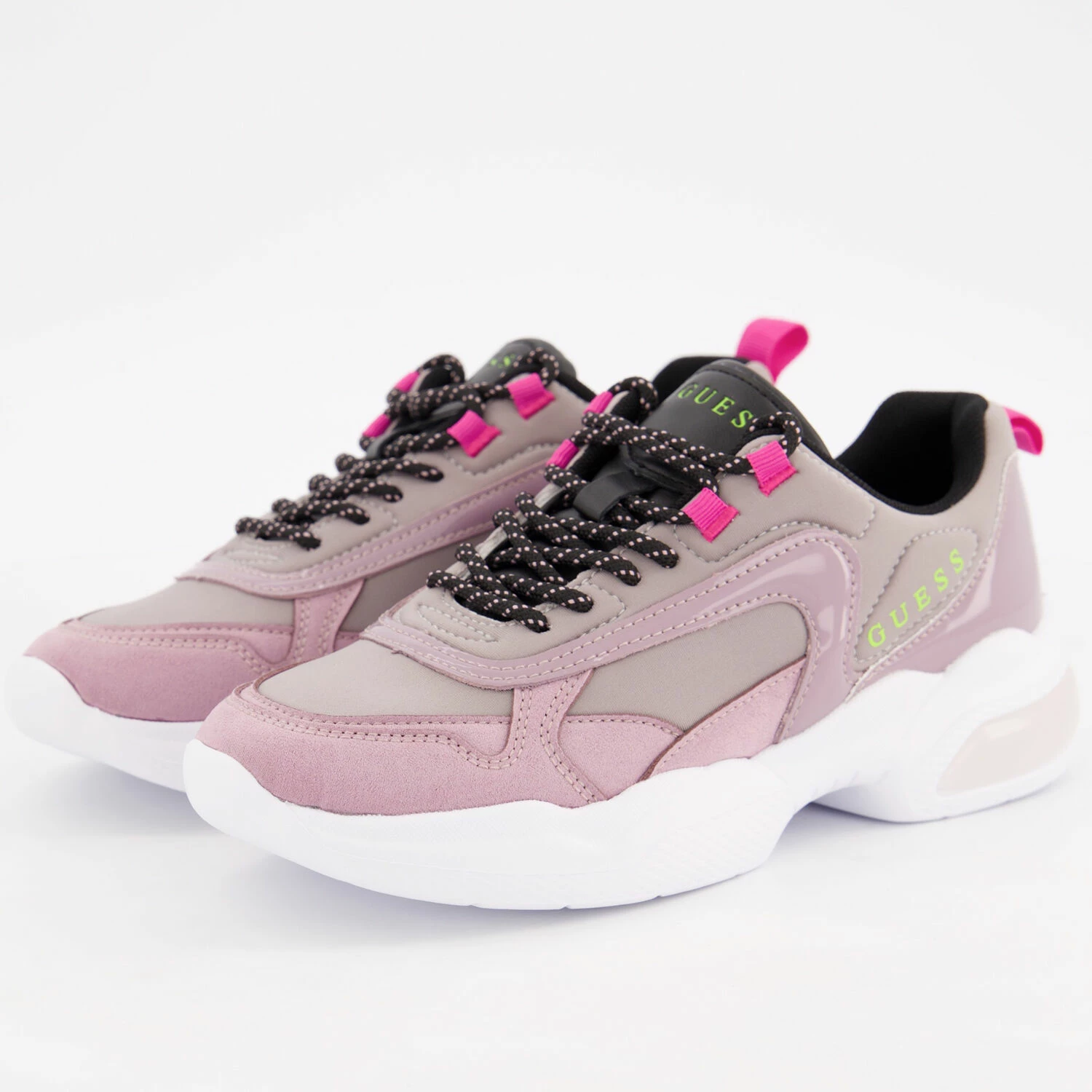 Guess Grey & Pink Trainers 5 Guess Grey & Pink Trainers - Image 3