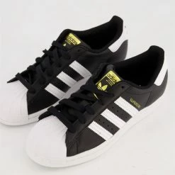 Adidas Black & White Superstar Trainers -Women Trainers store 25374903 large wl 03