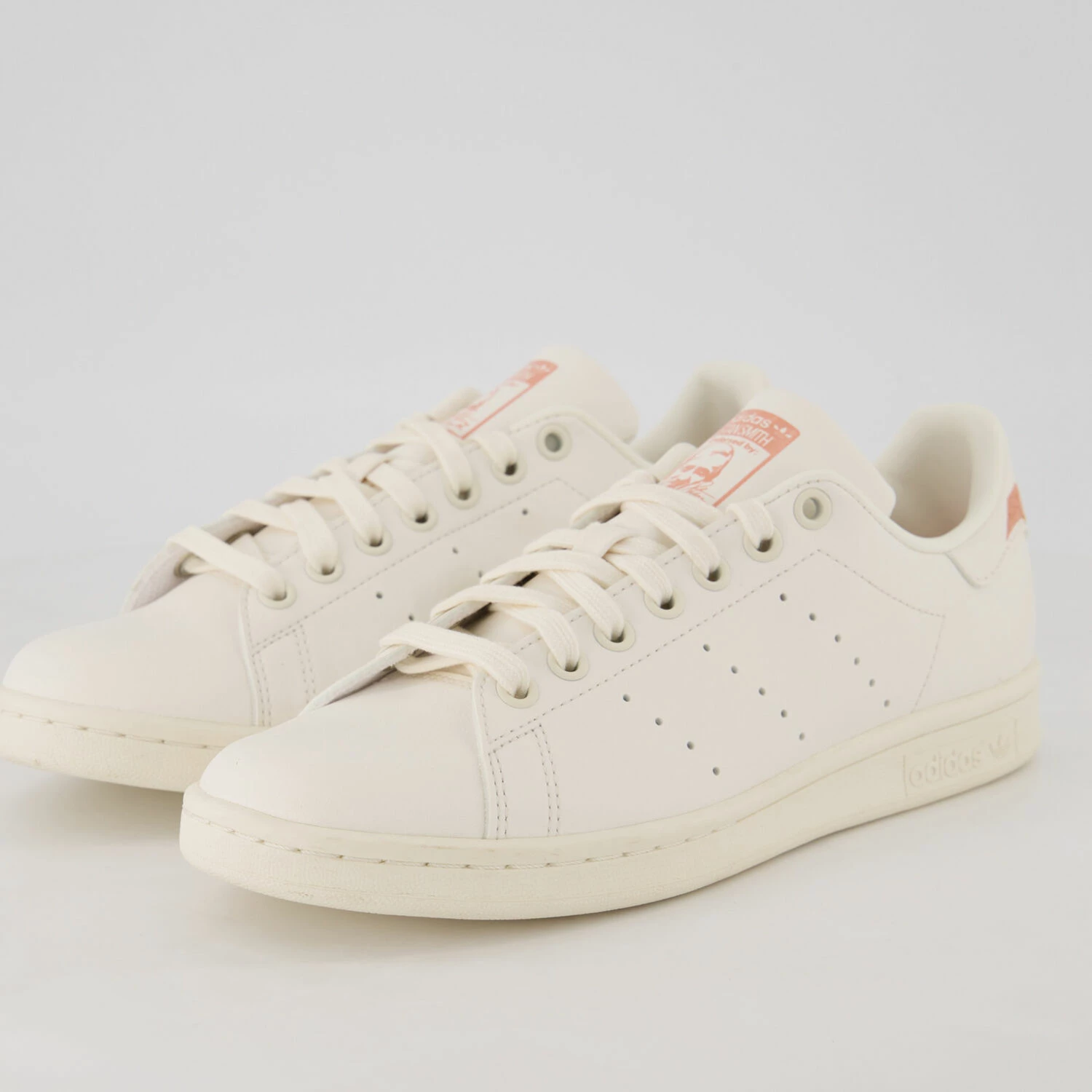 Adidas White & Orange Stan Smith Trainers 5 Adidas White & Orange Stan Smith Trainers - Image 3