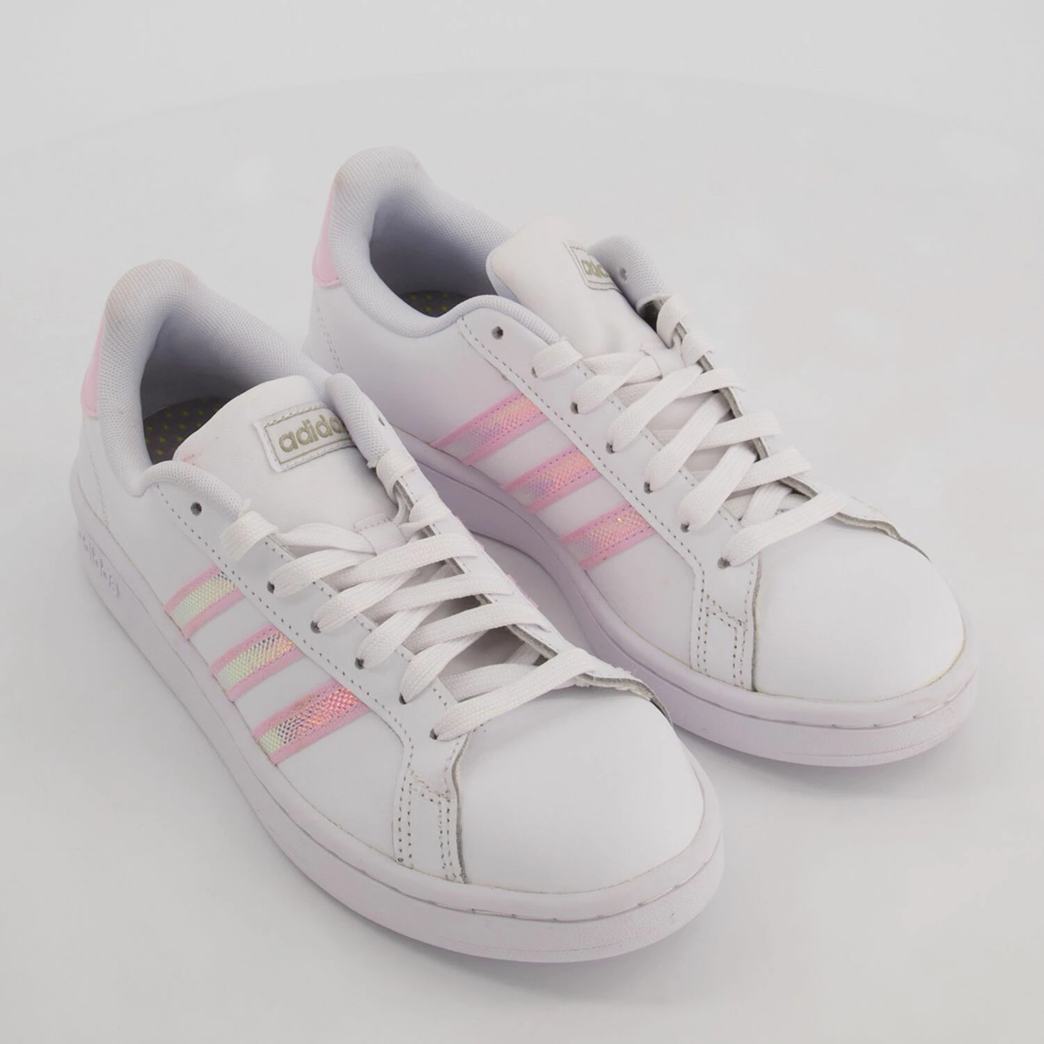 Adidas White & Pink Trainers 3 Adidas White & Pink Trainers