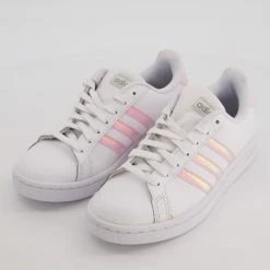 Adidas White & Pink Trainers 7 Adidas White & Pink Trainers -Women Trainers store 25375047 large wl 03