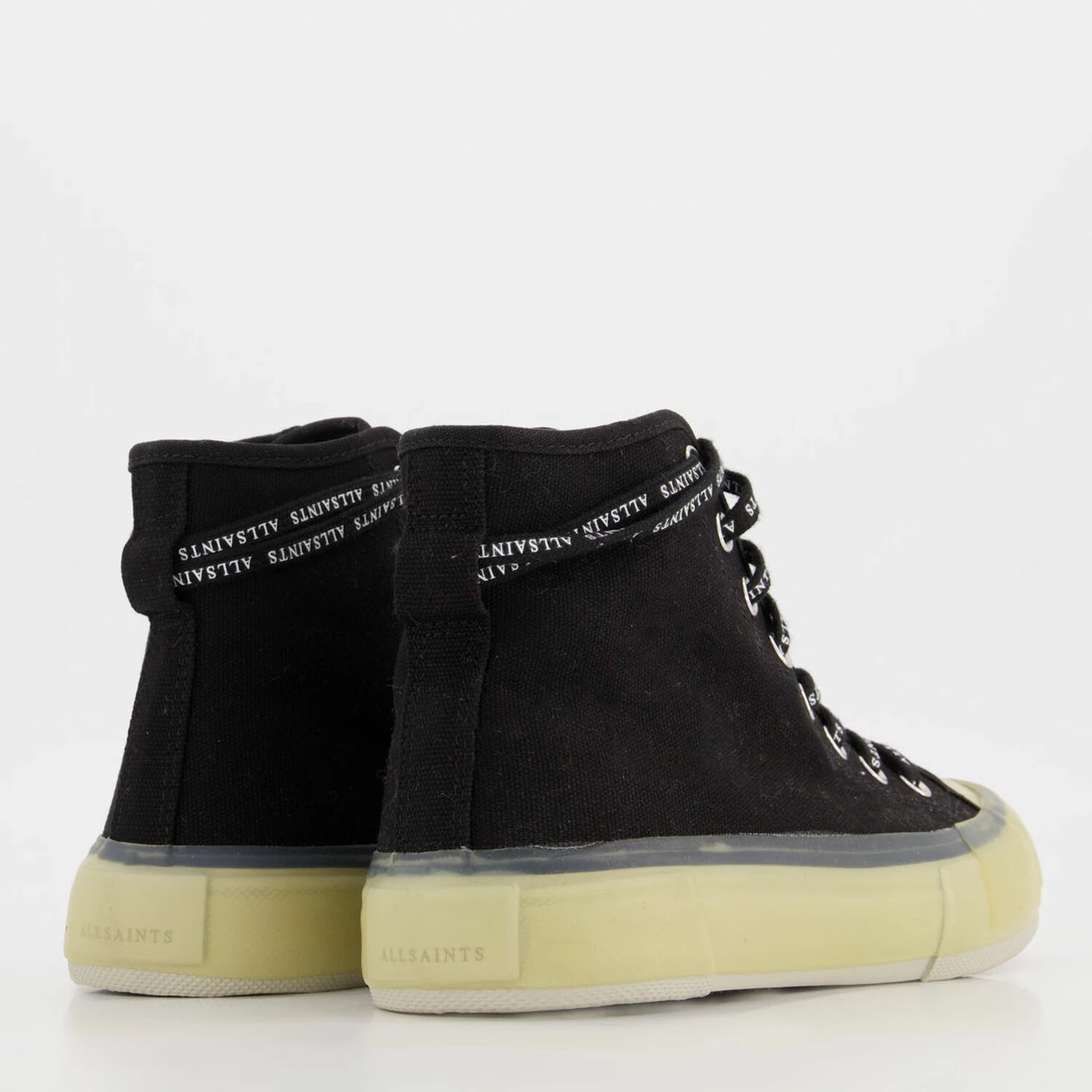 All Saints Black Jaxal High Top Trainers 4 All Saints Black Jaxal High Top Trainers - Image 2