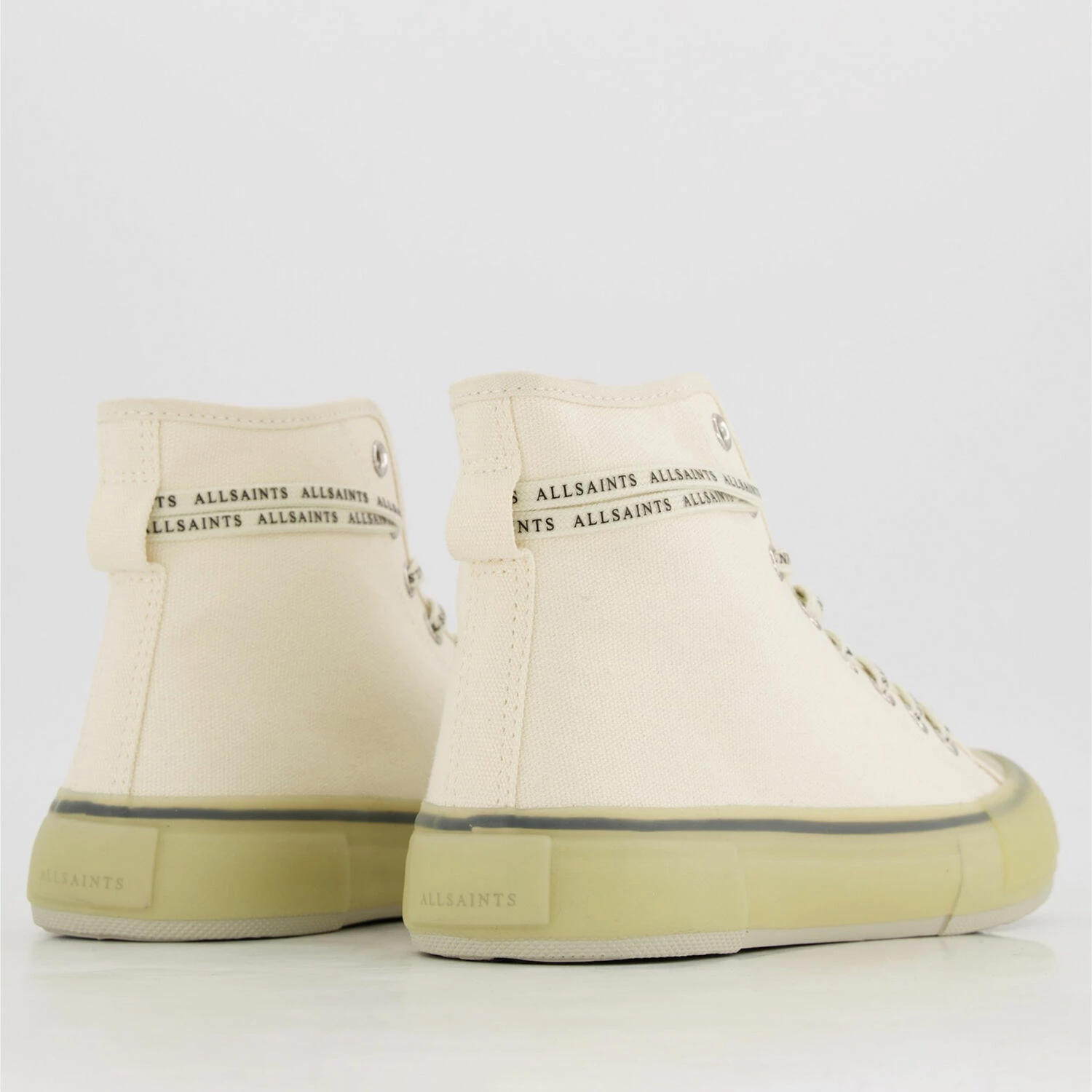 All Saints White Jaxal High Top Trainers 4 All Saints White Jaxal High Top Trainers - Image 2