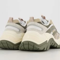 Fila Grey & White Suede Trainers -Women Trainers store 25389097 large wl 02