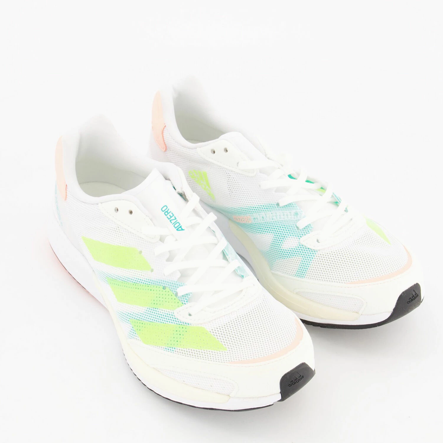 Adidas White Adizero Adios Trainers 3 Adidas White Adizero Adios Trainers