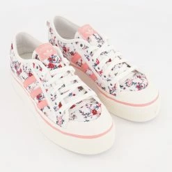 Adidas Pink Nizza Platform Trainers