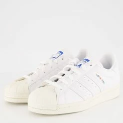 Adidas White Leather Superstar Trainers -Women Trainers store 25396356 large wl 03