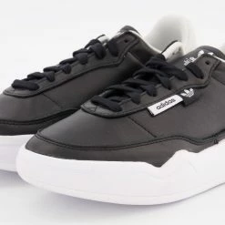 Adidas Black Leather Her Court W Trainers -Women Trainers store 25396465 large wl 03