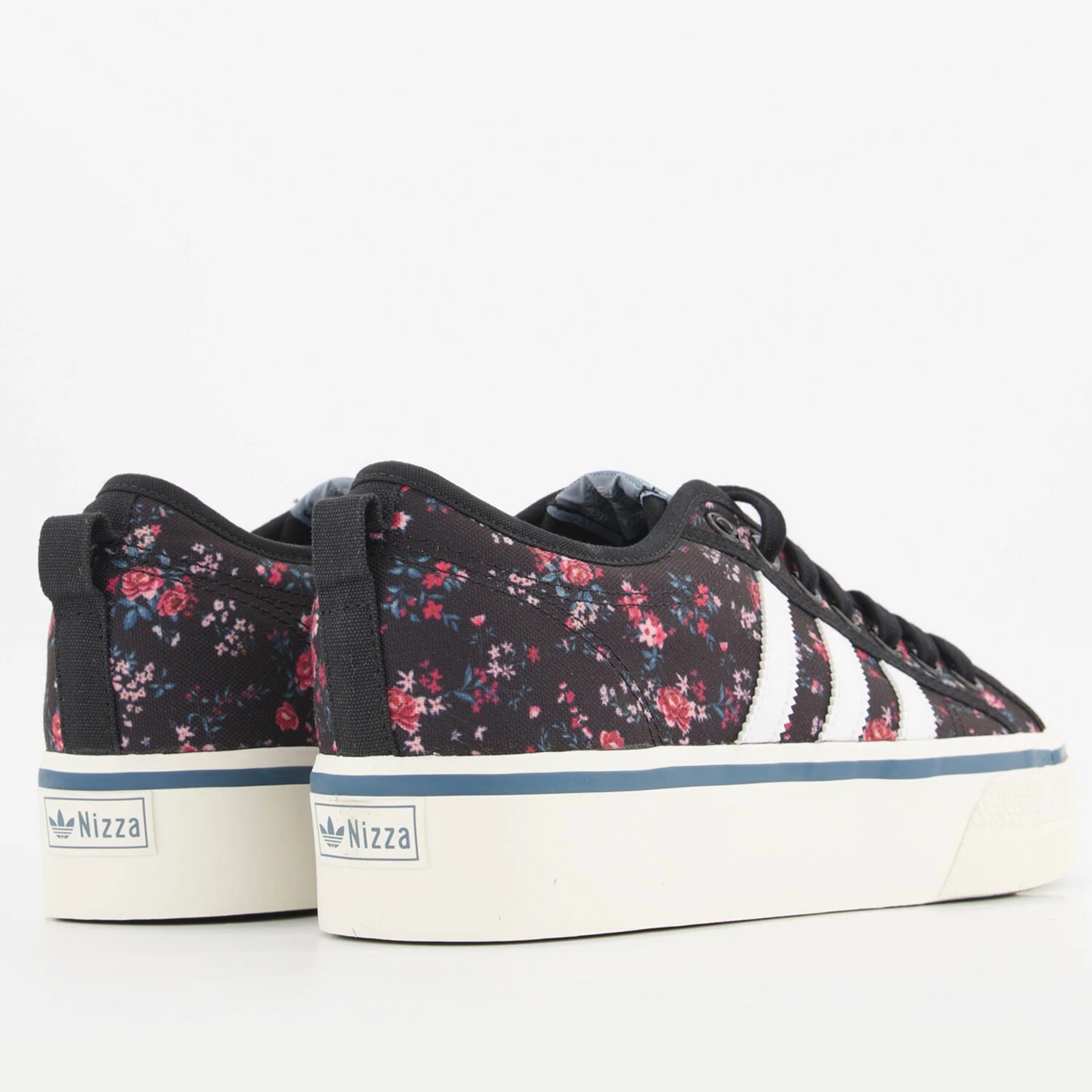 Adidas Black Floral Nizza Platform W Trainers 4 Adidas Black Floral Nizza Platform W Trainers - Image 2