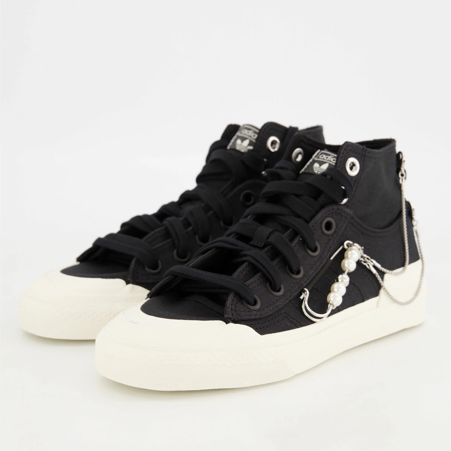 Adidas Black Nizza Trainers 5 Adidas Black Nizza Trainers - Image 3