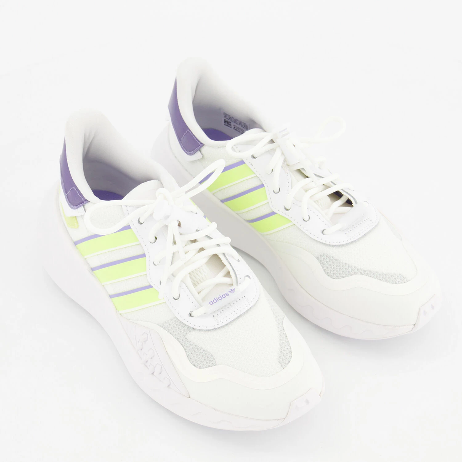 Adidas White & Yellow Choigo Trainers 3 Adidas White & Yellow Choigo Trainers