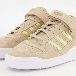 Adidas Beige Leather Forum Low W Trainers -Women Trainers store 25398512 large wl 03