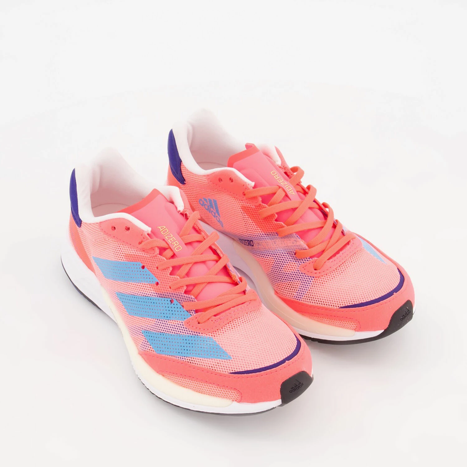 Adidas Coral Pink Adizero Adios 6 Trainers 3 Adidas Coral Pink Adizero Adios 6 Trainers