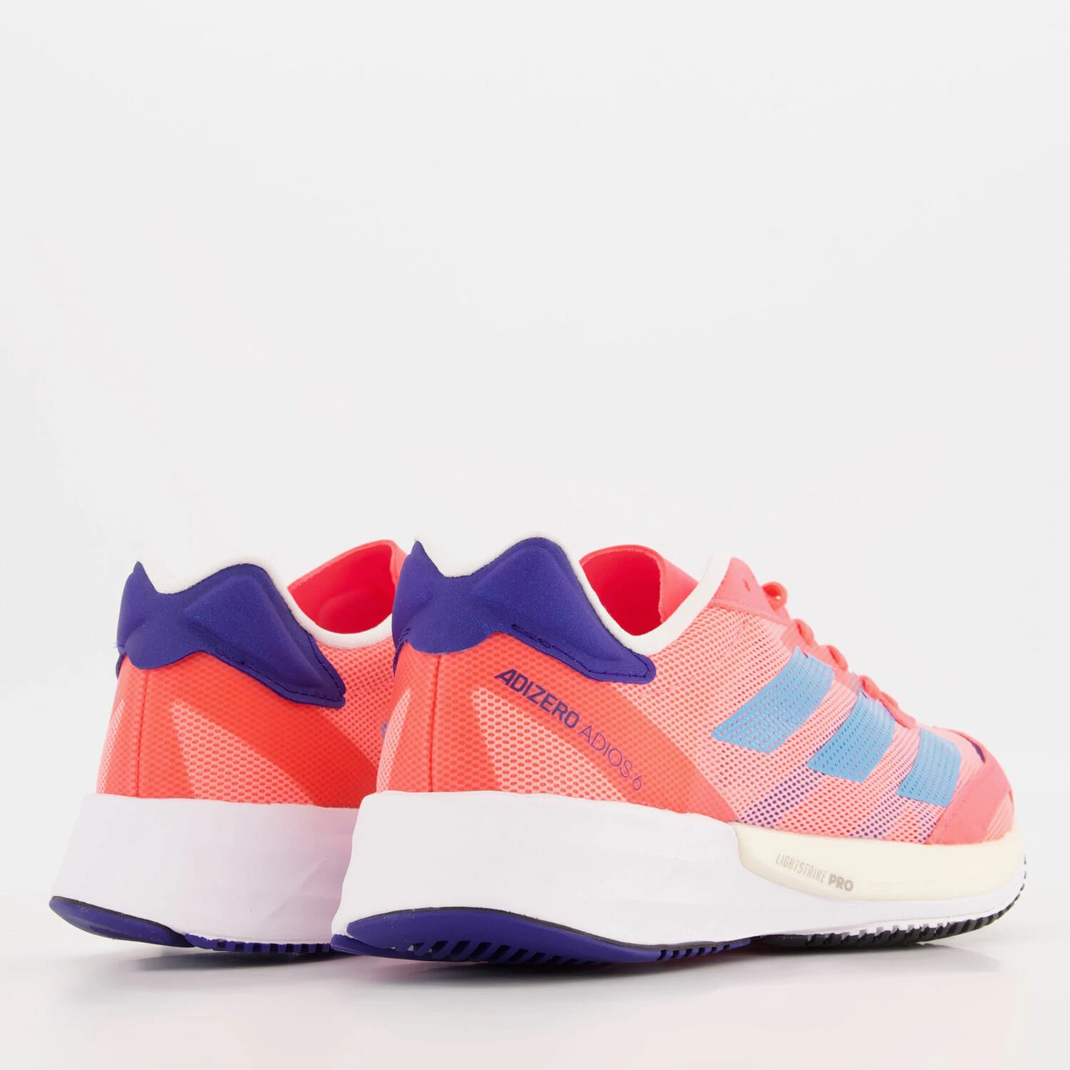 Adidas Coral Pink Adizero Adios 6 Trainers 4 Adidas Coral Pink Adizero Adios 6 Trainers - Image 2