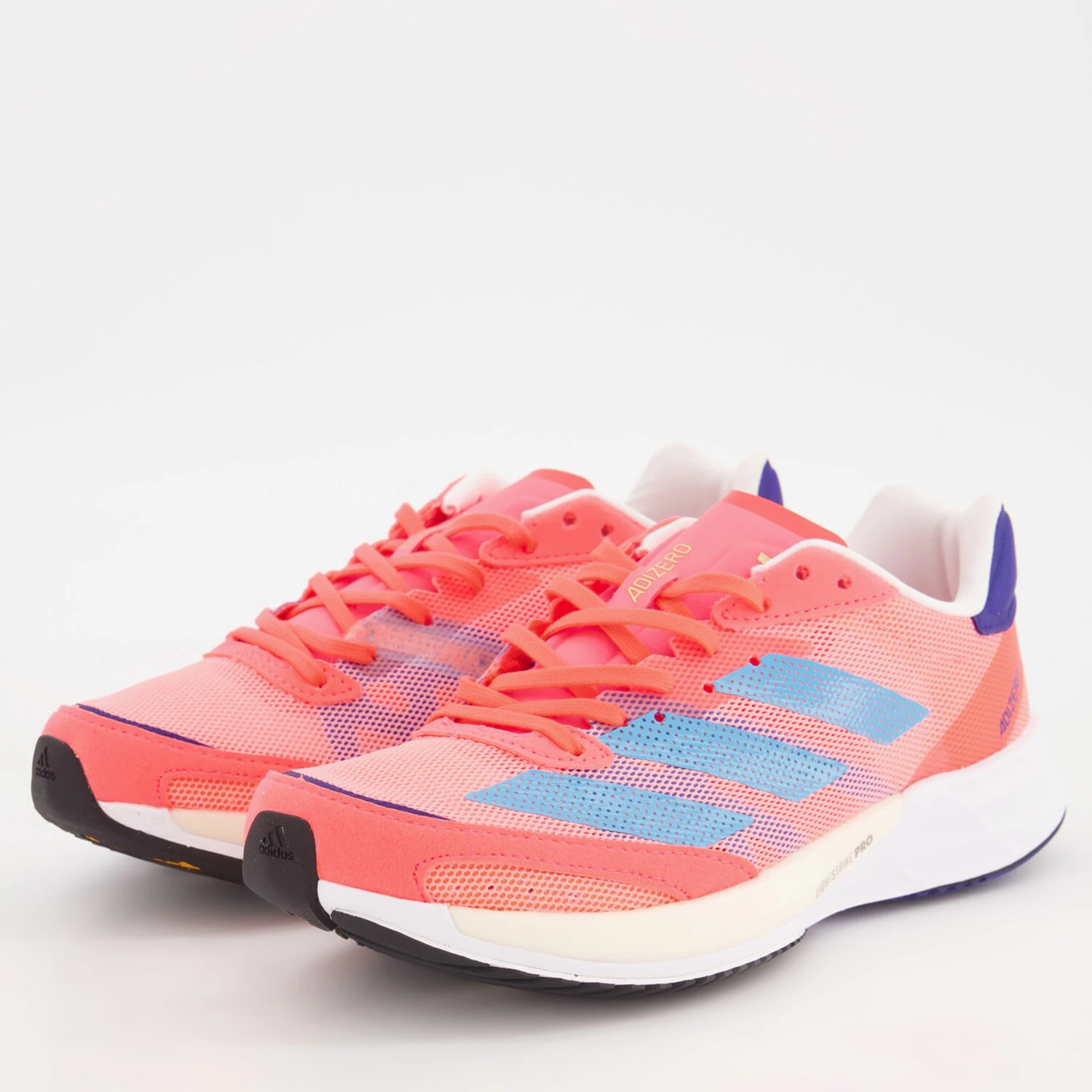 Adidas Coral Pink Adizero Adios 6 Trainers 5 Adidas Coral Pink Adizero Adios 6 Trainers - Image 3
