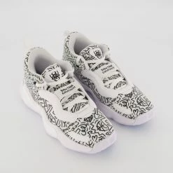 Adidas White & Black D.O.N Issue 3 Trainers