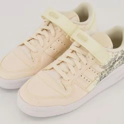Adidas Cream Logo Pattern Forum 84 Low W Trainers 7 Adidas Cream Logo Pattern Forum 84 Low W Trainers -Women Trainers store 25409678 large wl 03