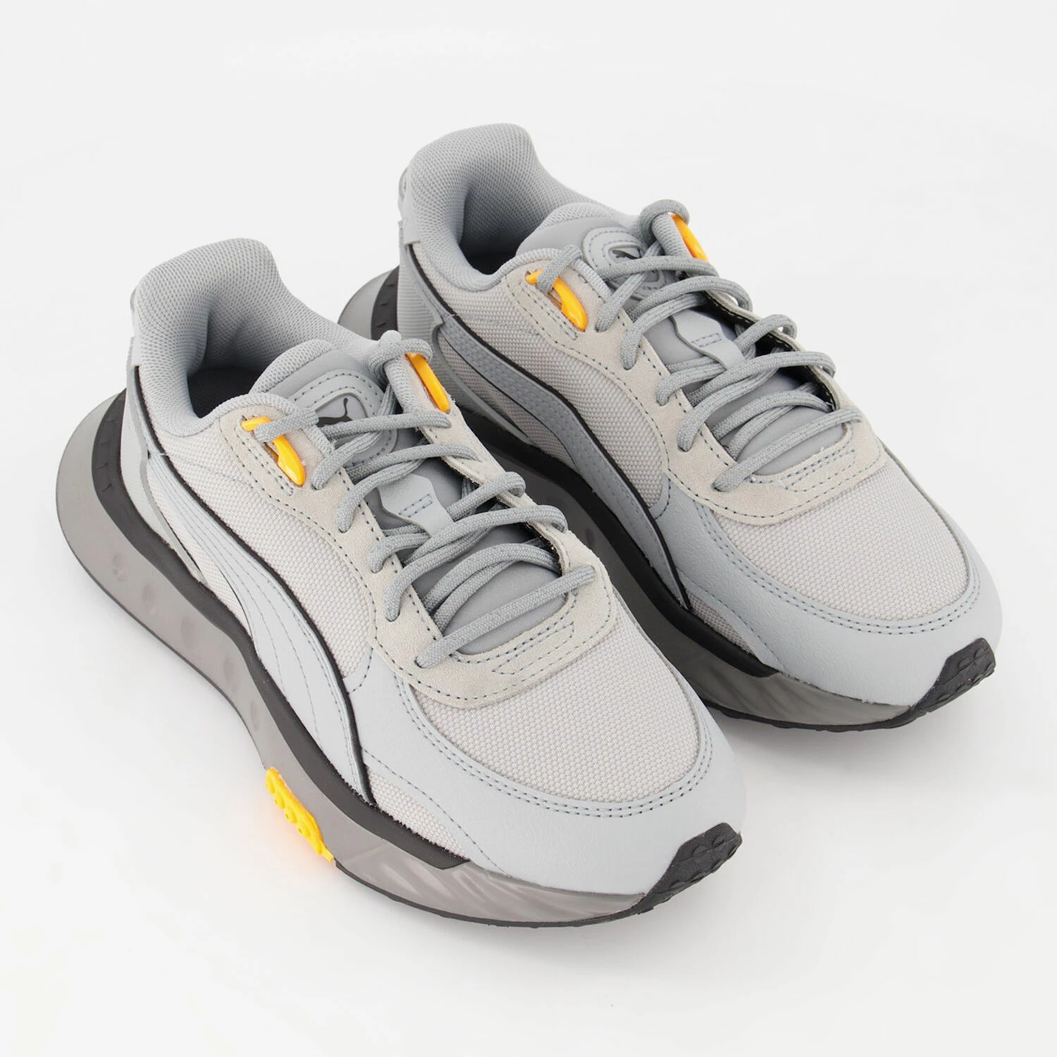 Puma Grey Rider Logo Trainers 3 Puma Grey Rider Logo Trainers