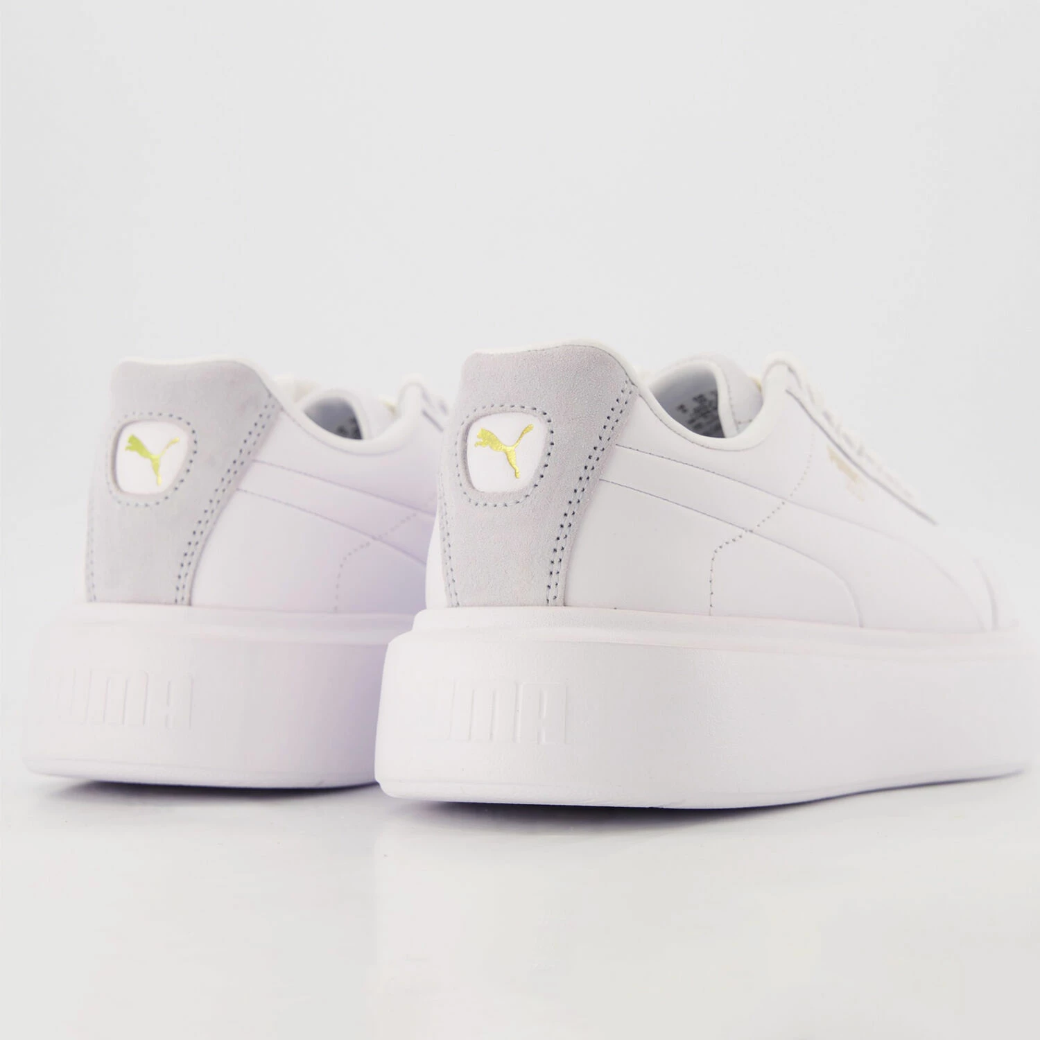 Puma White Leather Oslo Maja Clean Trainers 4 Puma White Leather Oslo Maja Clean Trainers - Image 2