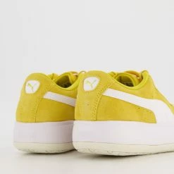 Puma Yellow Leather Suede Mayu Trainers -Women Trainers store 25480277 large wl 02