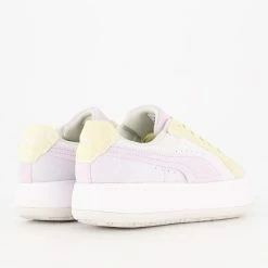Puma Grey & Pink Suede Mayu Raw Trainers -Women Trainers store 25480302 large wl 02