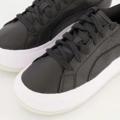 Puma Black Leather Suede Mayu Trainers -Women Trainers store 25480330 large wl 03