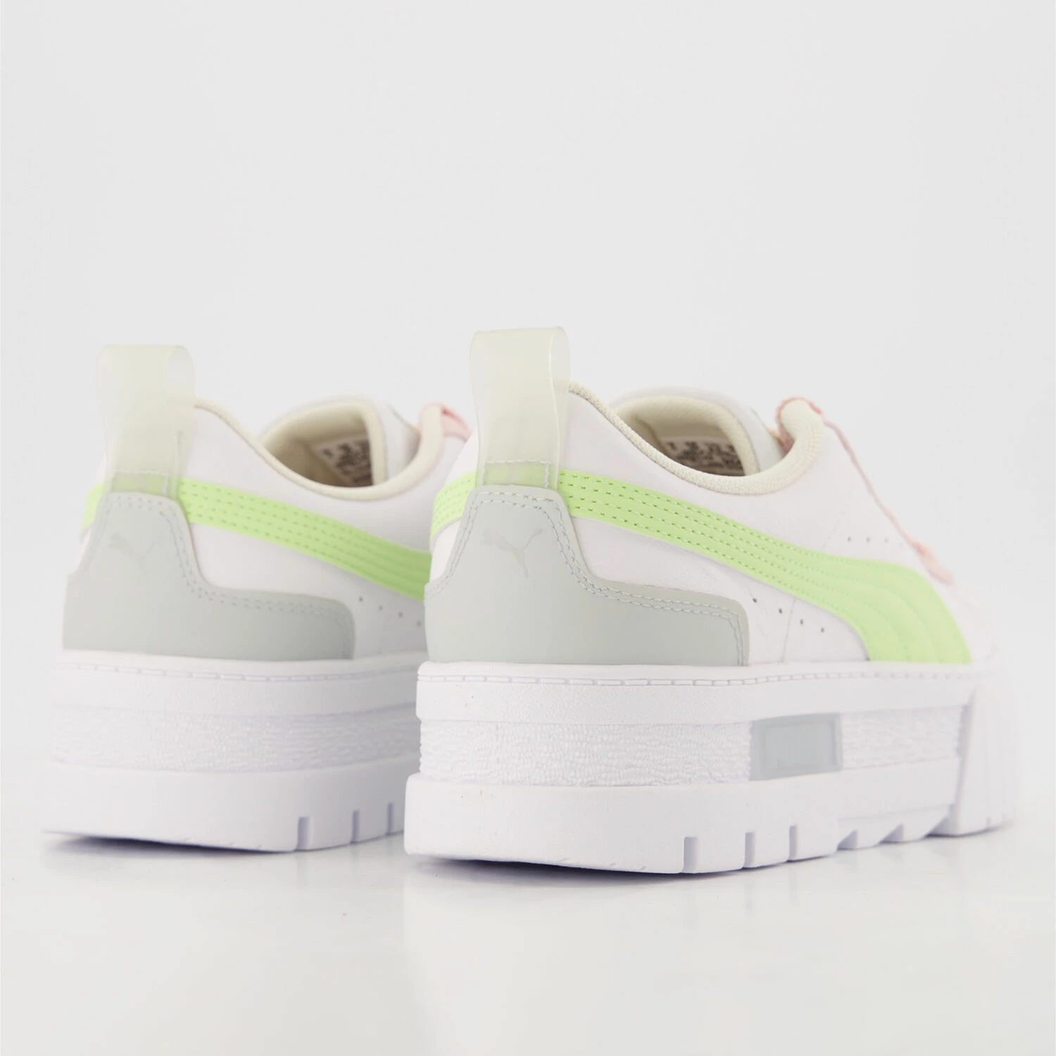Puma White Leather Mayze Trainers 4 Puma White Leather Mayze Trainers - Image 2