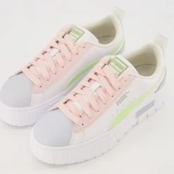 Puma White Leather Mayze Trainers 7 Puma White Leather Mayze Trainers -Women Trainers store 25480359 large wl 03