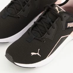 Puma Black Platinum Shimmer Trainers -Women Trainers store 25480495 large wl 03