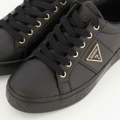 Guess Black Leather Astray Trainers -Women Trainers store 25528520 large wl 03