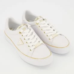 Guess White Reptile Effect Trainers