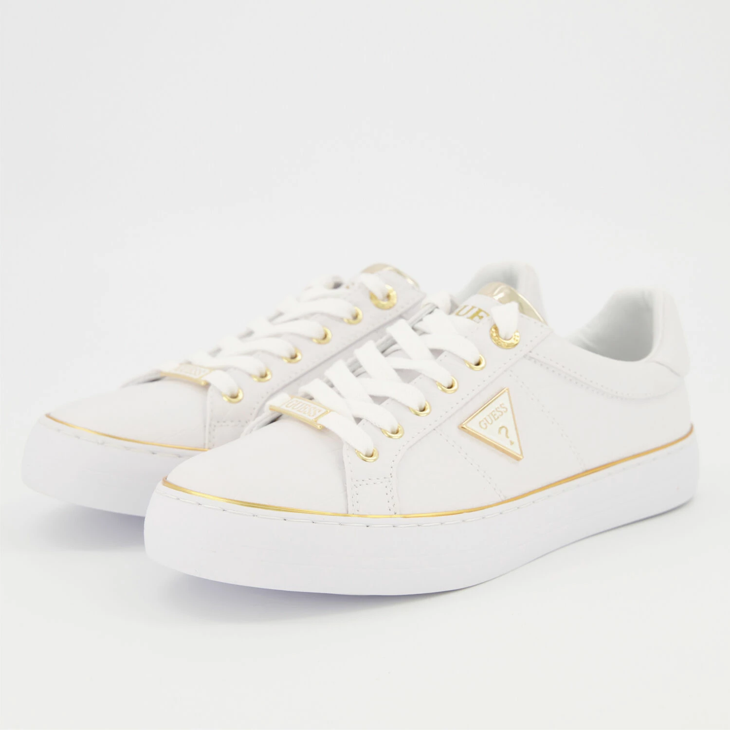 Guess White Reptile Effect Trainers 5 Guess White Reptile Effect Trainers - Image 3