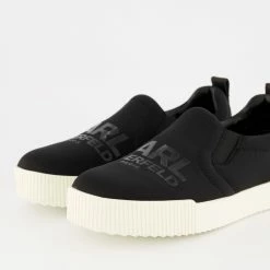 Karl Lagerfeld Black Logo Padded Trainers 7 Karl Lagerfeld Black Logo Padded Trainers -Women Trainers store 25548398 large wl 03